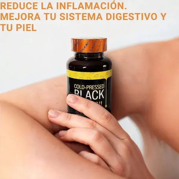 Capsulas de Aceite de Semilla Negra Prensado en Frio
