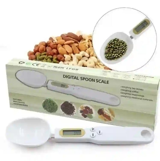 Cuchara Gramera Digital Medidora  para medir alimentos |La solución ideal para recetas de repostería, control de porciones y seguimiento de la ingesta nutricional de tus comidas.