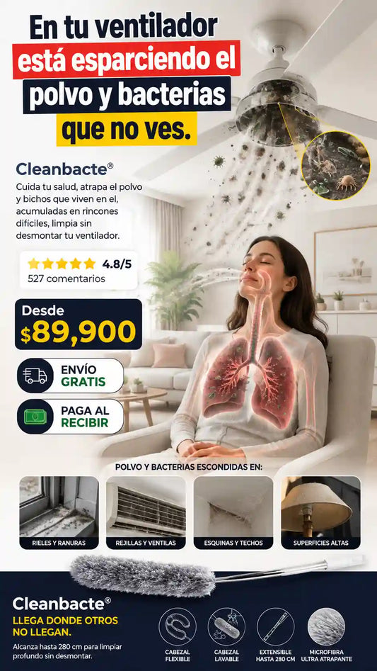 Limpiador de microfibra ultra suave y absorbente - Llega a todos los rincones