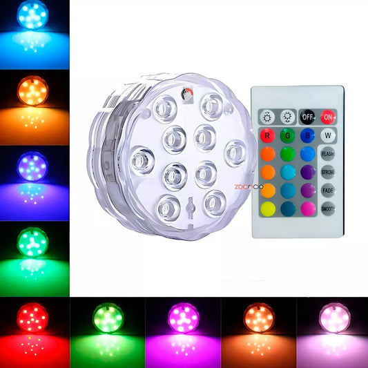 Luz LED sumergible para piscinas - Con control remoto