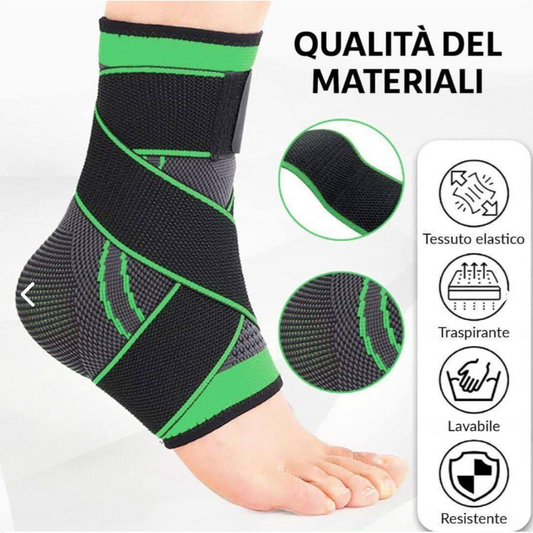 TOBIFLASH™️| Tobillera de compresion con doble banda para la fastitis plantar,  Paga 1 y recibe otra gratis🎁