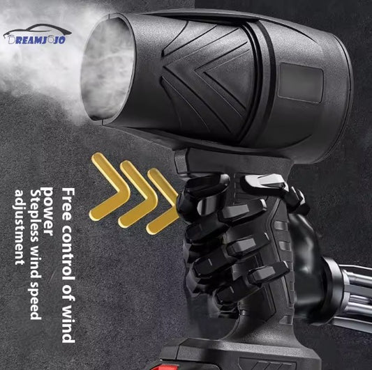 Soplador de turbina Aleman |Caja con 2 baterías recargables + cargador