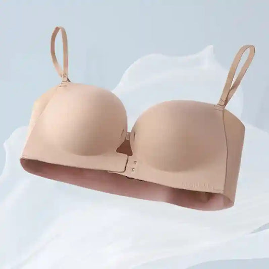 Sujetador sin costuras con cierre frontal y tirantes ajustables con efecto Push  UP